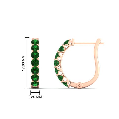 classic-emerald-huggie-hoop-earrings-in-rose-gold-FDEAR11246GEMGR-NL-RG