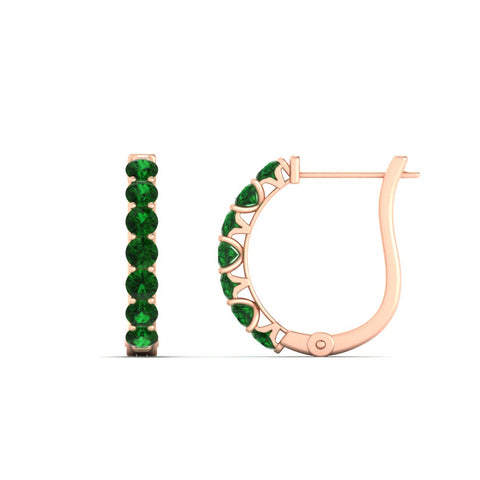 classic-emerald-huggie-hoop-earrings-in-rose-gold-FDEAR11246GEMGR-NL-RG