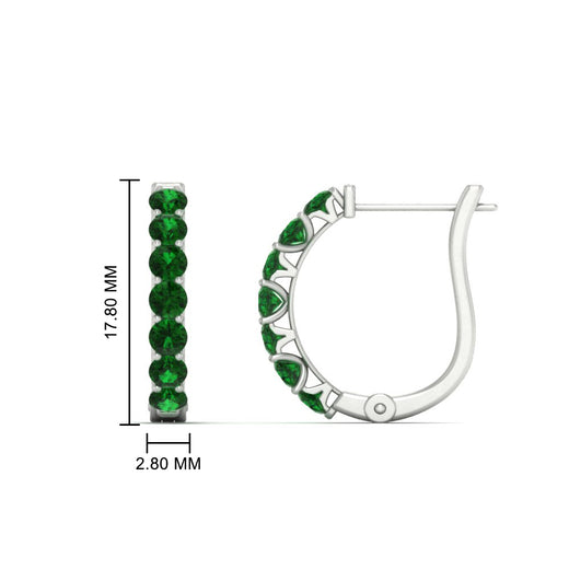 classic-emerald-huggie-hoop-earrings-in-white-gold-FDEAR11246GEMGR-NL-WG