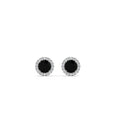 Thumbnail 84 - classic-halo-diamond-stud-earrings-with-black-diamond-in-white-gold-FDEAR10985ROGBLACKANGLE1-1.00CT-NL-WG