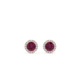 Thumbnail 34 - classic-halo-diamond-stud-earrings-with-pink-sapphire-in-rose-gold-FDEAR10985ROGSADRPIANGLE1-1.00CT-NL-RG