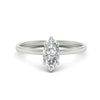 Load image into Gallery viewer, Marquise Shaped 4 Prong Classic Solitaire Ring