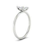 Load image into Gallery viewer, Marquise Shaped 4 Prong Classic Solitaire Ring
