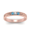 Load image into Gallery viewer, Classic Mens 3 Stone Wedding Band