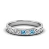 Load image into Gallery viewer, Classic Mens 3 Stone Wedding Band