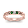 Load image into Gallery viewer, Classic Mens 3 Stone Wedding Band