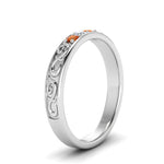 Load image into Gallery viewer, Classic Mens 3 Stone Wedding Band