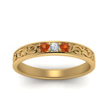 Load image into Gallery viewer, Classic Mens 3 Stone Wedding Band