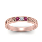 Load image into Gallery viewer, Classic Mens 3 Stone Wedding Band