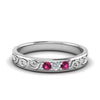 Load image into Gallery viewer, Classic Mens 3 Stone Wedding Band