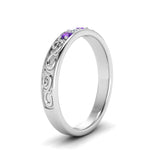 Load image into Gallery viewer, Classic Mens 3 Stone Wedding Band