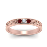 Load image into Gallery viewer, Classic Mens 3 Stone Wedding Band