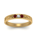 Load image into Gallery viewer, Classic Mens 3 Stone Wedding Band