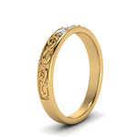 Load image into Gallery viewer, Classic Mens 3 Stone Wedding Band