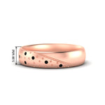 Load image into Gallery viewer, classic-mens-black-diamond-wedding-ring-in-rose-gold-fdm8406bgblack-nl-rg-hw
