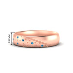 Load image into Gallery viewer, classic-mens-blue-topaz-wedding-ring-in-rose-gold-fdm8406bgicblto-nl-rg-hw
