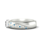 Load image into Gallery viewer, classic-mens-blue-topaz-wedding-ring-in-white-gold-fdm8406bgicblto-nl-wg-hw
