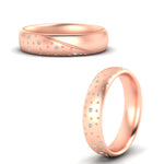 Load image into Gallery viewer, classic-mens-diamond-wedding-ring-in-rose-gold-fdm8406bangle3-nl-rg

