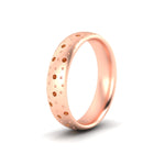 Load image into Gallery viewer, classic-mens-orange-sapphire-wedding-ring-in-rose-gold-fdm8406bgsaorangle2-nl-rg
