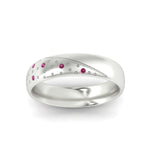 Load image into Gallery viewer, classic-mens-pink-sapphire-wedding-ring-in-white-gold-fdm8406bgsadrpiangle5-nl-wg
