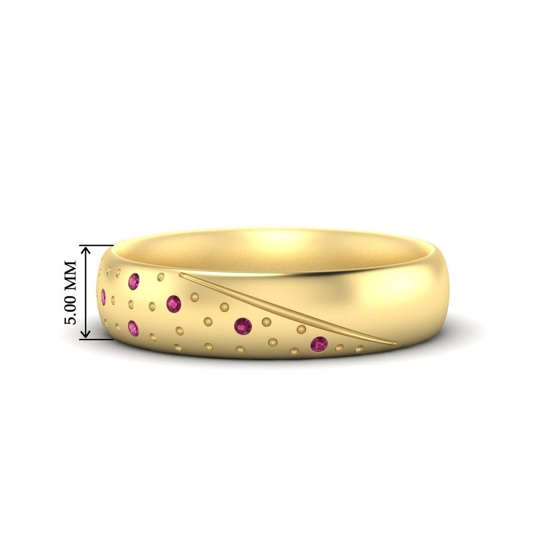 classic-mens-pink-sapphire-wedding-ring-in-yellow-gold-fdm8406bgsadrpi-nl-yg-hw