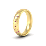 Load image into Gallery viewer, classic-mens-pink-sapphire-wedding-ring-in-yellow-gold-fdm8406bgsadrpiangle2-nl-yg
