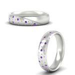 Load image into Gallery viewer, classic-mens-purple-topaz-wedding-ring-in-white-gold-fdm8406bgvitoangle3-nl-wg

