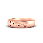 Load image into Gallery viewer, classic-mens-ruby-wedding-ring-in-rose-gold-fdm8406bgrudr-nl-rg
