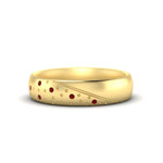 Load image into Gallery viewer, classic-mens-ruby-wedding-ring-in-yellow-gold-fdm8406bgrudr-nl-yg
