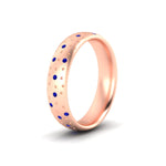 Load image into Gallery viewer, classic-mens-sapphire-wedding-ring-in-rose-gold-fdm8406bgsablangle2-nl-rg
