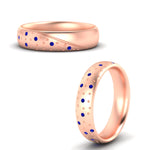 Load image into Gallery viewer, classic-mens-sapphire-wedding-ring-in-rose-gold-fdm8406bgsablangle3-nl-rg
