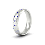 Load image into Gallery viewer, classic-mens-sapphire-wedding-ring-in-white-gold-fdm8406bgsablangle2-nl-wg

