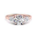 Load image into Gallery viewer, Classic Pear Three Stone Ring
