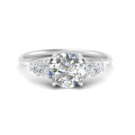 Load image into Gallery viewer, Classic Pear Three Stone Ring
