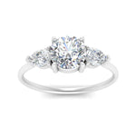 Load image into Gallery viewer, Classic Pear Three Stone Ring
