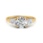 Load image into Gallery viewer, Classic Pear Three Stone Ring
