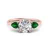 Load image into Gallery viewer, Classic Pear Three Stone Ring