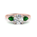 Load image into Gallery viewer, Classic Pear Three Stone Ring
