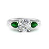 Load image into Gallery viewer, Classic Pear Three Stone Ring
