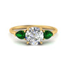 Load image into Gallery viewer, Classic Pear Three Stone Ring