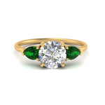 Load image into Gallery viewer, Classic Pear Three Stone Ring

