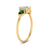 Load image into Gallery viewer, Classic Pear Three Stone Ring