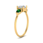 Load image into Gallery viewer, Classic Pear Three Stone Ring
