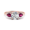 Load image into Gallery viewer, Classic Pear Three Stone Ring