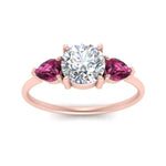 Load image into Gallery viewer, Classic Pear Three Stone Ring
