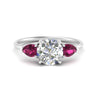 Load image into Gallery viewer, Classic Pear Three Stone Ring