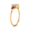 Load image into Gallery viewer, Classic Pear Three Stone Ring