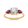 Load image into Gallery viewer, Classic Pear Three Stone Ring