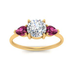 Load image into Gallery viewer, Classic Pear Three Stone Ring
