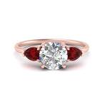 Load image into Gallery viewer, Simple Round Three Stone Ring
